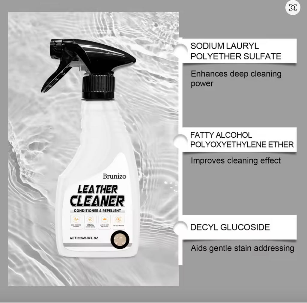 Spray nettoyant pour cuir